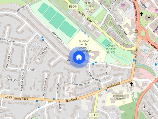 House for rent in Poolfields, Newcastle-under-Lyme