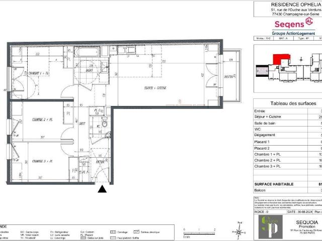 Appartement location à Les Champignots, Champagne-sur-Seine