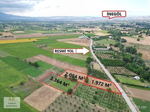 İnegöl, Bursa içerisinde satılık Arsa
