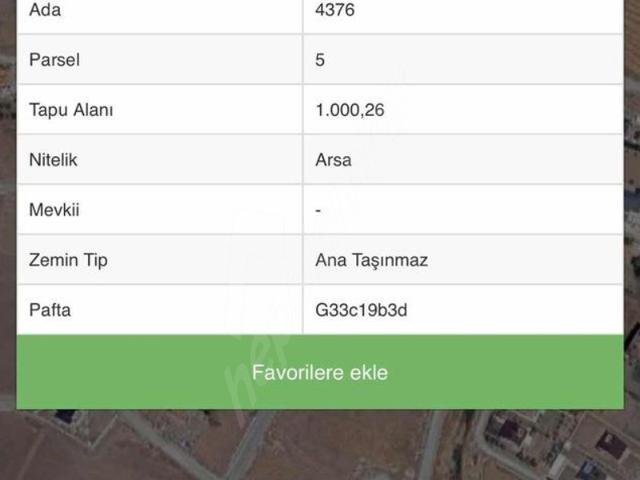 Buharaevler Mahallesi, Çorum Merkez içerisinde satılık Arsa