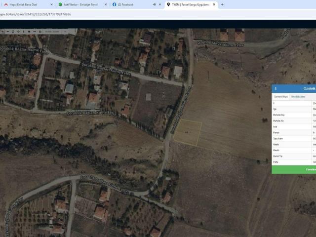 Çorum Merkez içerisinde satılık Arsa