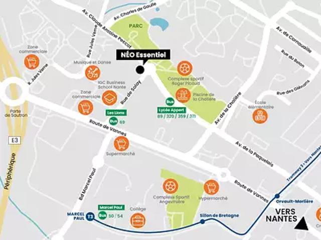 Appartement vente à Nantes, Orvault