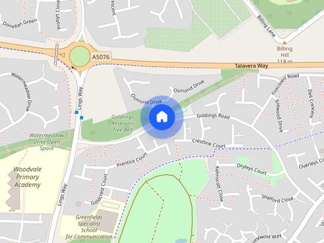 House for rent in Southfields, Northampton