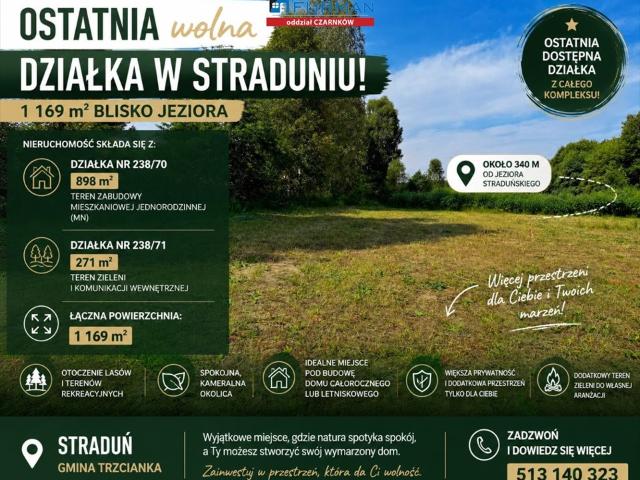 Grunt na sprzedaż w Straduń, Wielkopolskie