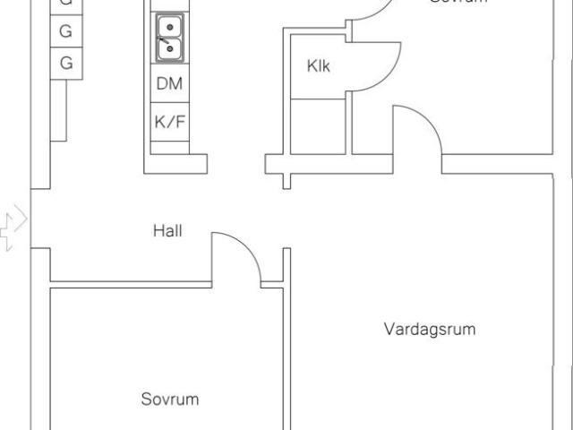Lägenhet hyra i Markaryd, Kronoberg