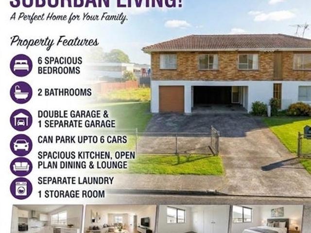 House for rent in Ōtāhuhu, Māngere-Ōtāhuhu