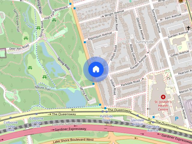 Apartment for rent in Sunnyside, Toronto