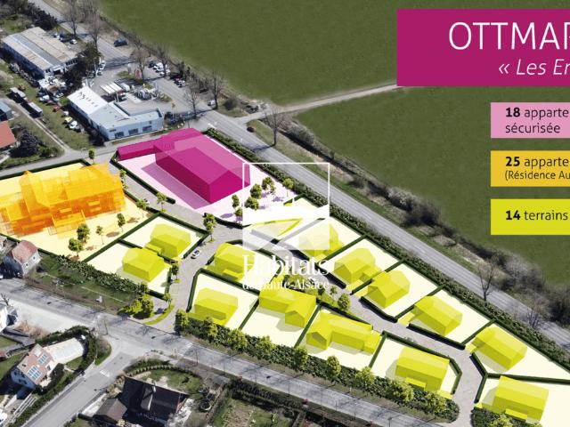 Terrain vente à Mulhouse, Ottmarsheim