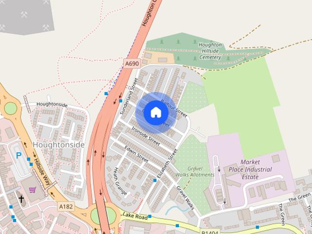 House for rent in Houghtonside, Tyne And Wear
