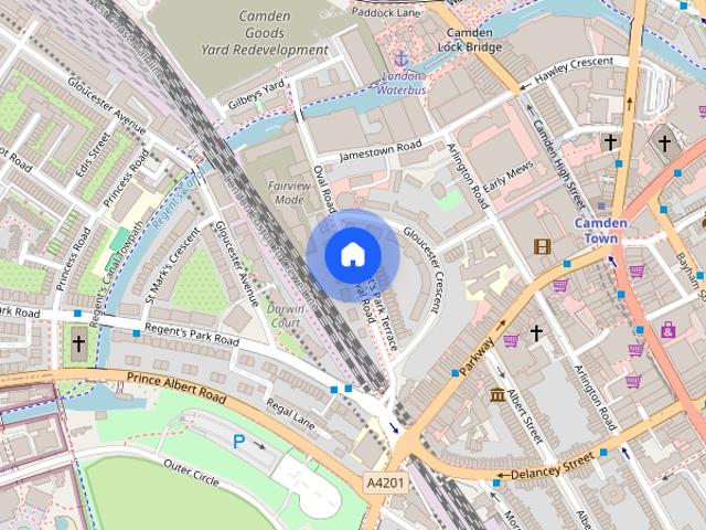 Apartment for rent in Chalk Farm, Cat Hill