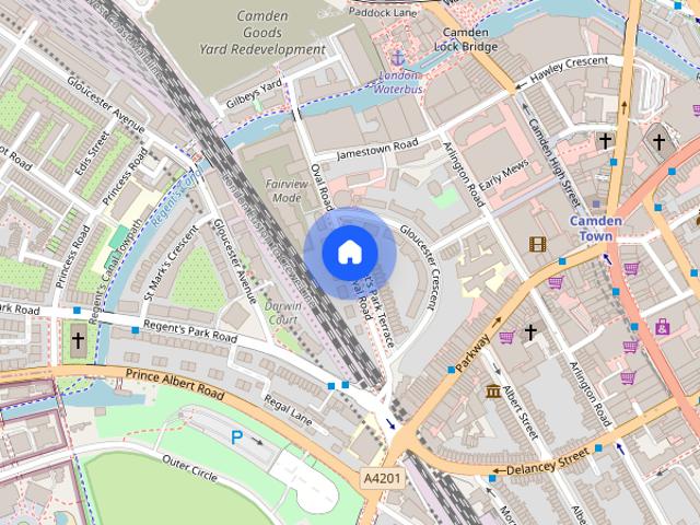 Apartment for rent in Chalk Farm, Cat Hill