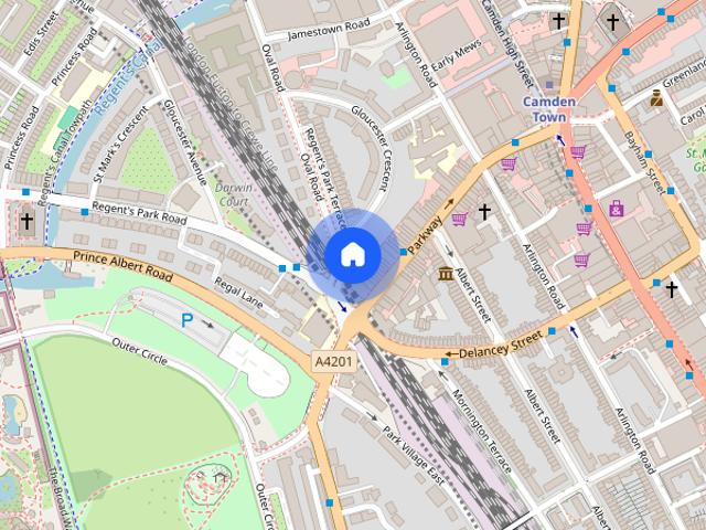 Apartment for rent in Primrose Hill, Greater London