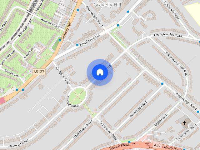 Room for rent in Gravelly Hill, West Midlands