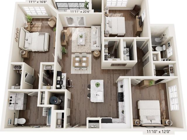 Apartment for rent in Southern Pines, North Carolina