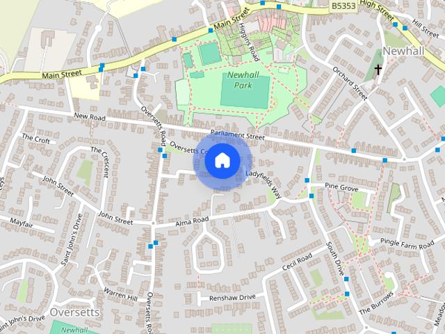 House for rent in Newhall, South Derbyshire