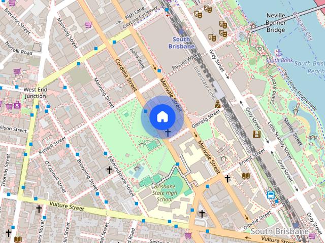 Apartment for rent in South Brisbane, Greater Brisbane