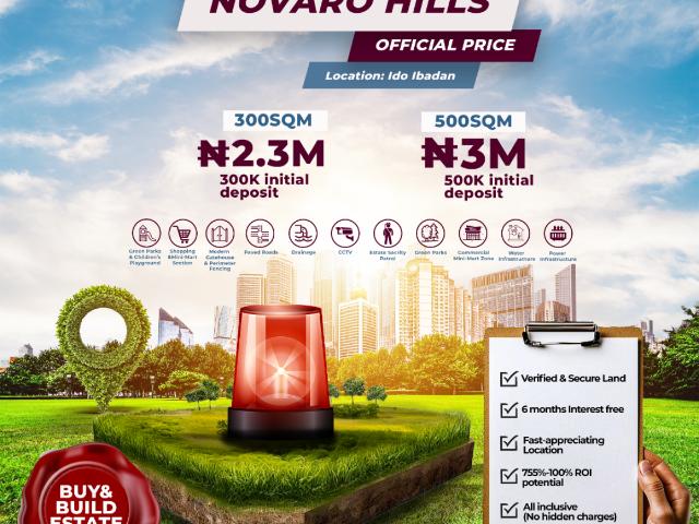 Land for sale in Ojo, Ido