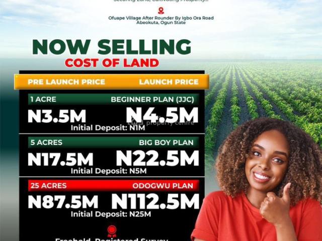 Land for sale in Abeokuta North, Ogun