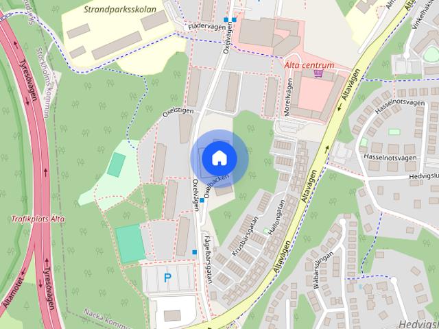 Lägenhet hyra i Nacka, Älta