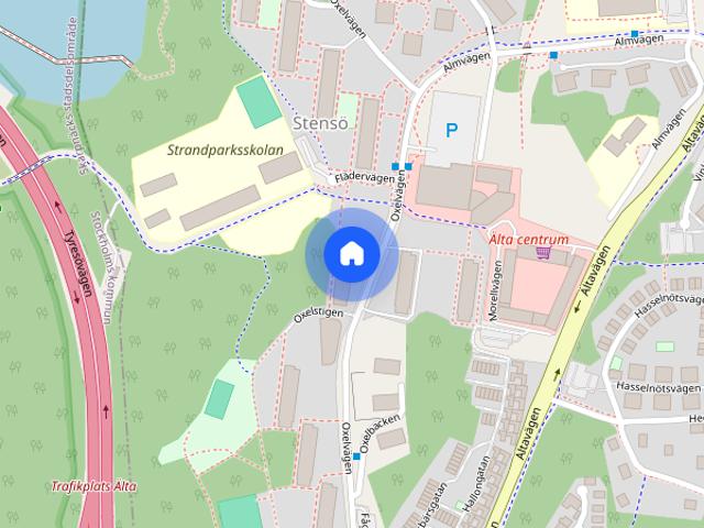 Lägenhet hyra i Nacka, Älta