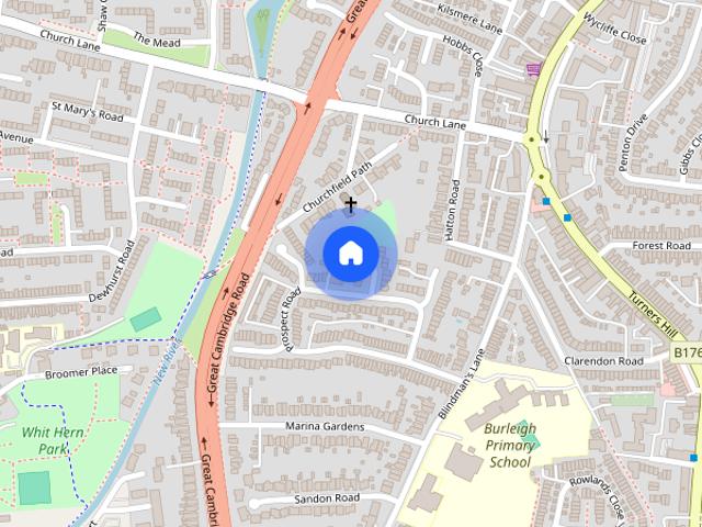 House for rent in Broxbourne, Hertfordshire