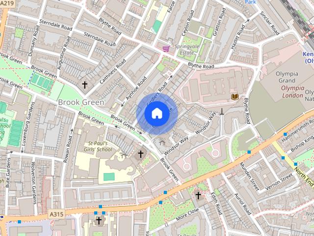 House for rent in Brook Green, Greater London