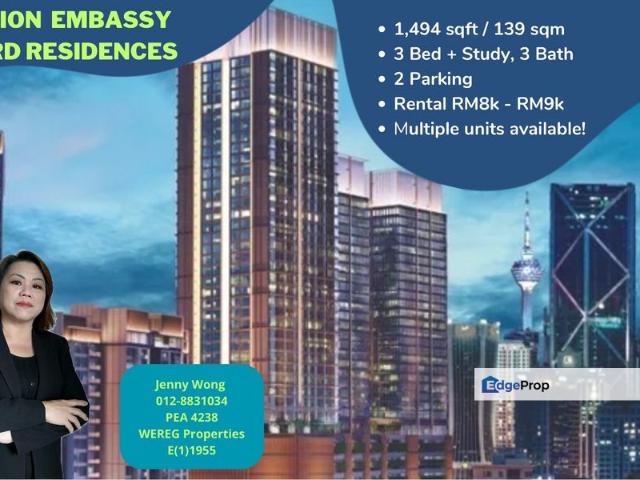 Condominium for rent in Country Heights Damansara, Kuala Lumpur