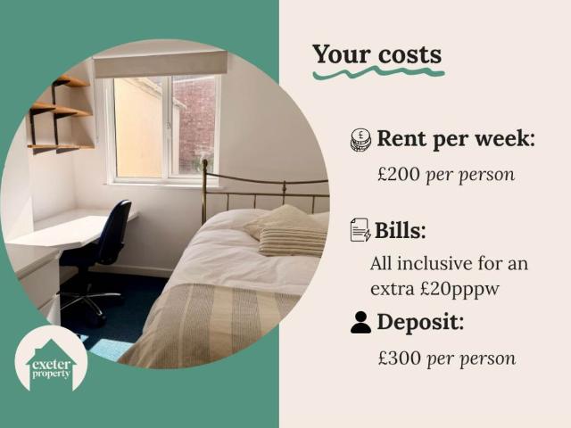 House for rent in Newtown, Exeter