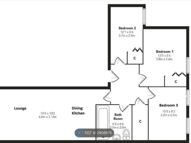Apartment for rent in Tradeston, Scotland