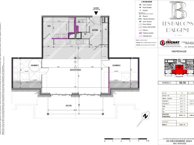 Appartement vente à Grenoble, Oz
