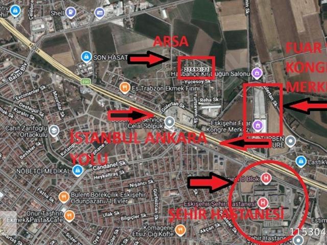 Odunpazari, Eskişehir içerisinde satılık Arsa