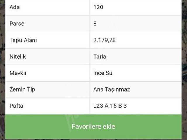 Cabar, Çivril içerisinde satılık Arsa