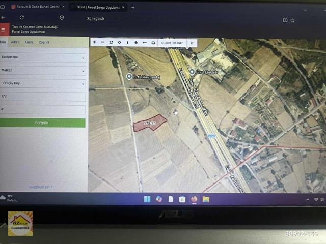 Kastamonu Merkez, Kastamonu içerisinde satılık Arsa