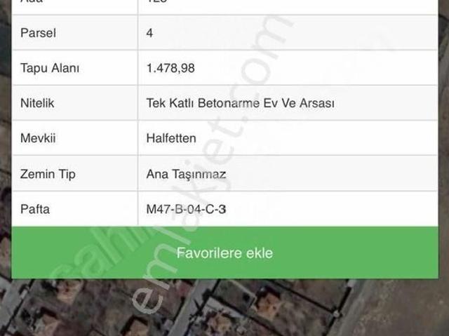 Siirt Merkez içerisinde satılık Villa