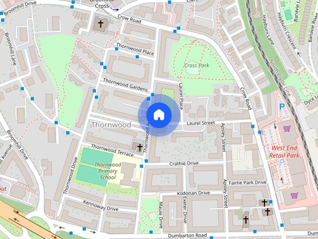 Apartment for rent in Broomhill, Scotland