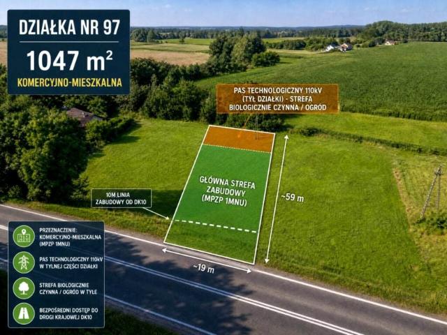 Grunt na sprzedaż w Drobin, Mazowieckie