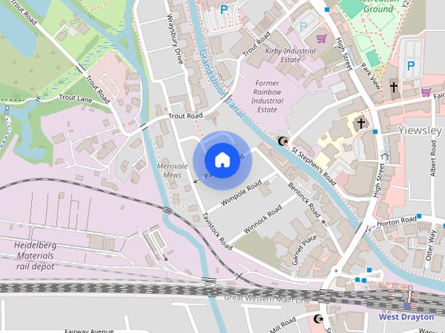 House for rent in Yiewsley, Greater London