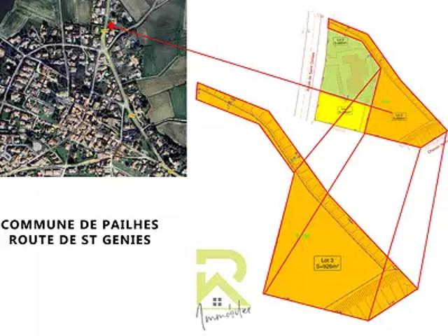 Terrain vente à Béziers, Pailhès