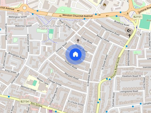 House for rent in Somers Town, City Of Portsmouth