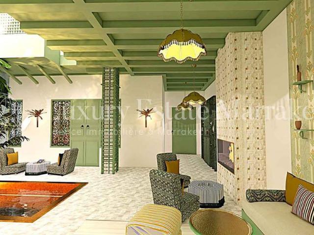 Riad vente à Gueliz, Marrakech