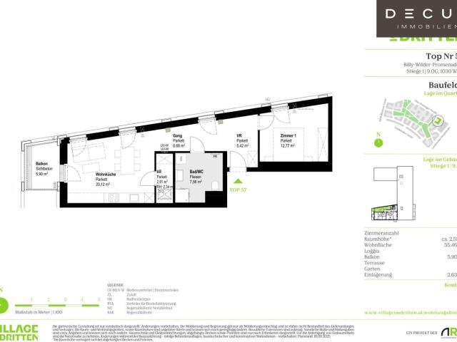 Wohnung mieten in Seestadt, Wien