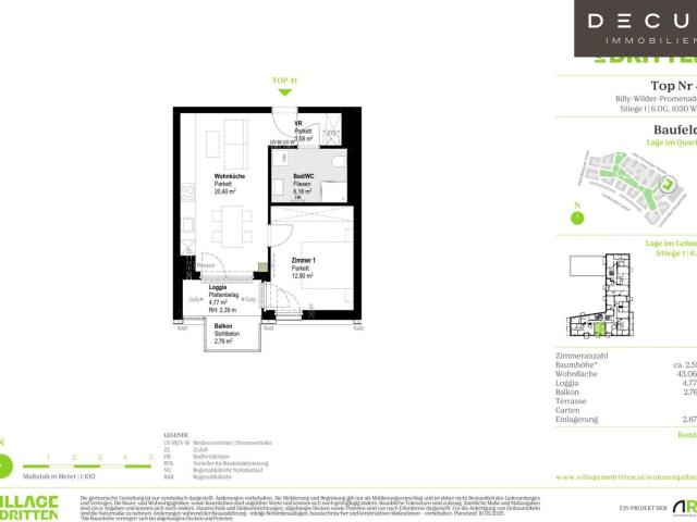 Wohnung mieten in Donaustadt, Wien