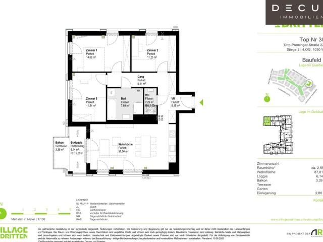 Wohnung mieten in Seestadt, Wien