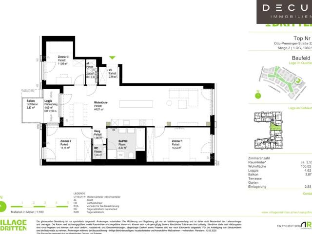 Wohnung mieten in Seestadt, Wien