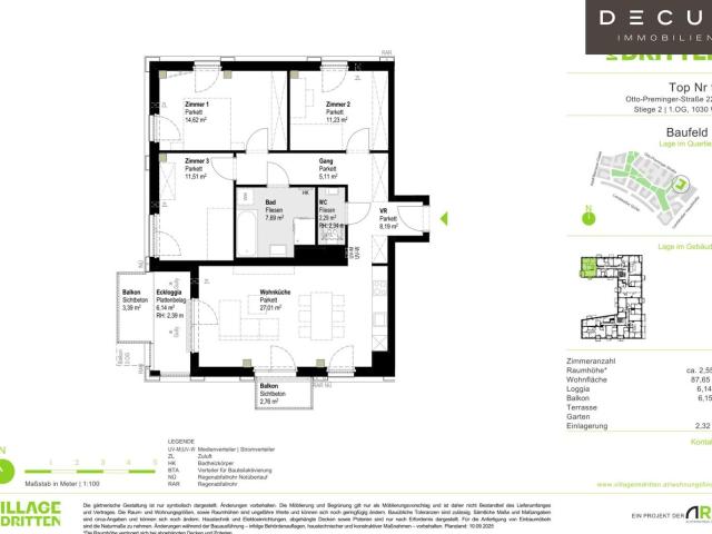 Wohnung mieten in Seestadt, Wien