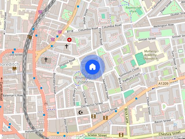 Apartment for rent in Boundary Estate, Greater London