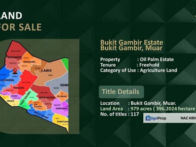 Shop for sale in Tangkak, Bukit Gambir
