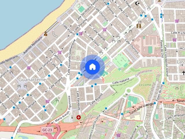 Apartamento en alquiler en Guanarteme, Gran Canaria