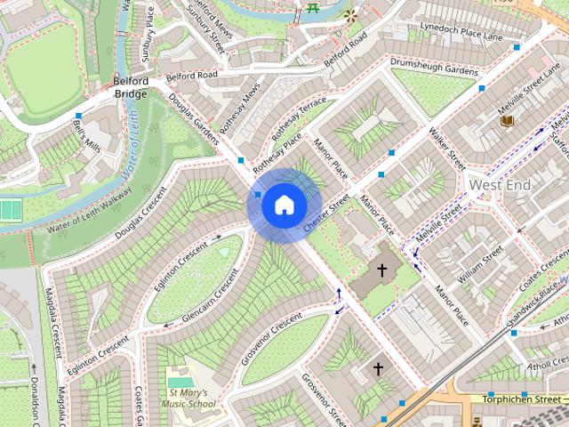 Apartment for rent in Haymarket, Scotland