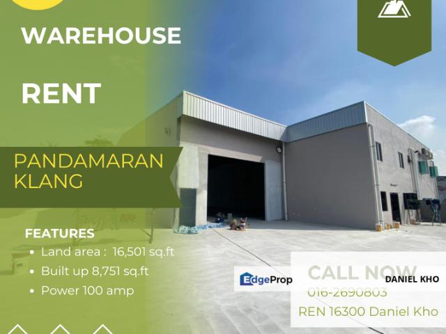 Warehouse for rent in Port Klang, Selangor